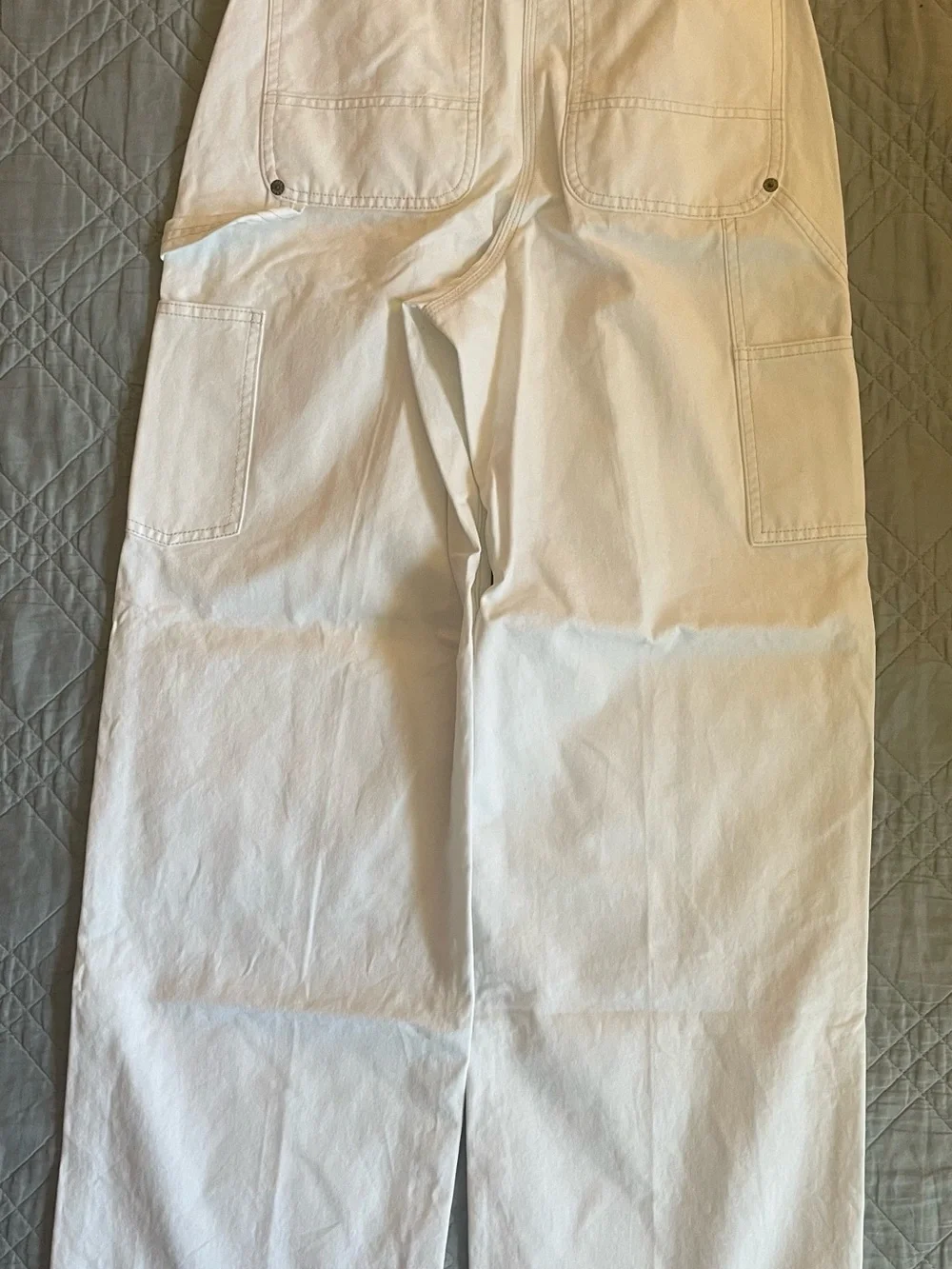 J CREW Painter pant in cotton canvas in White Size 23 NWT $158 CN734
